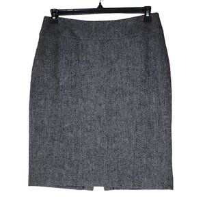 CAbi Wool Blend Tweed Pencil Office Skirt Women's 8